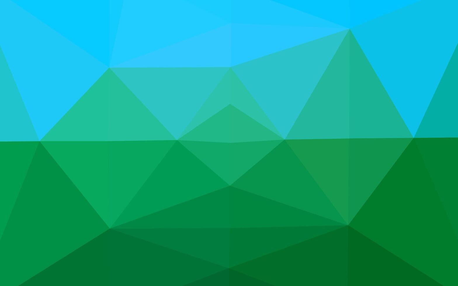 Light Blue, Green vector abstract polygonal layout.