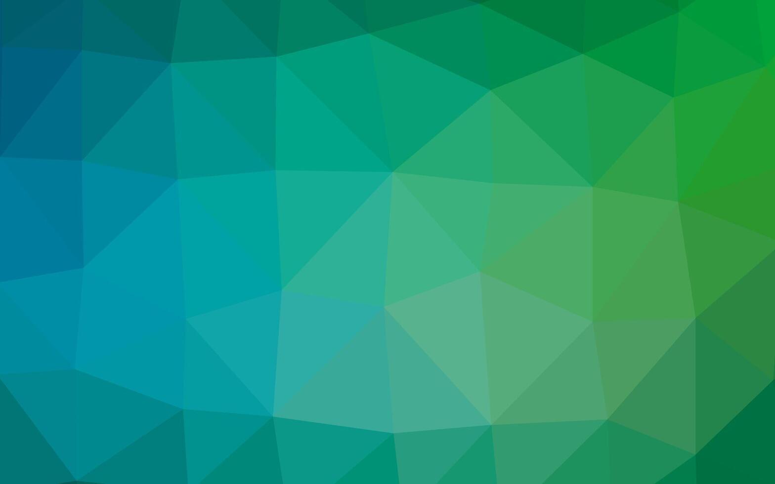 Light Blue, Green vector polygon abstract background.