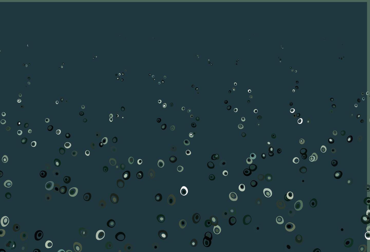 Light Green vector cover with spots.