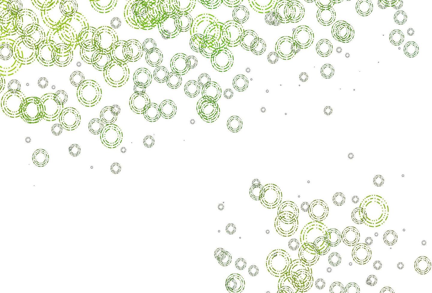 Light Green vector cover with spots.