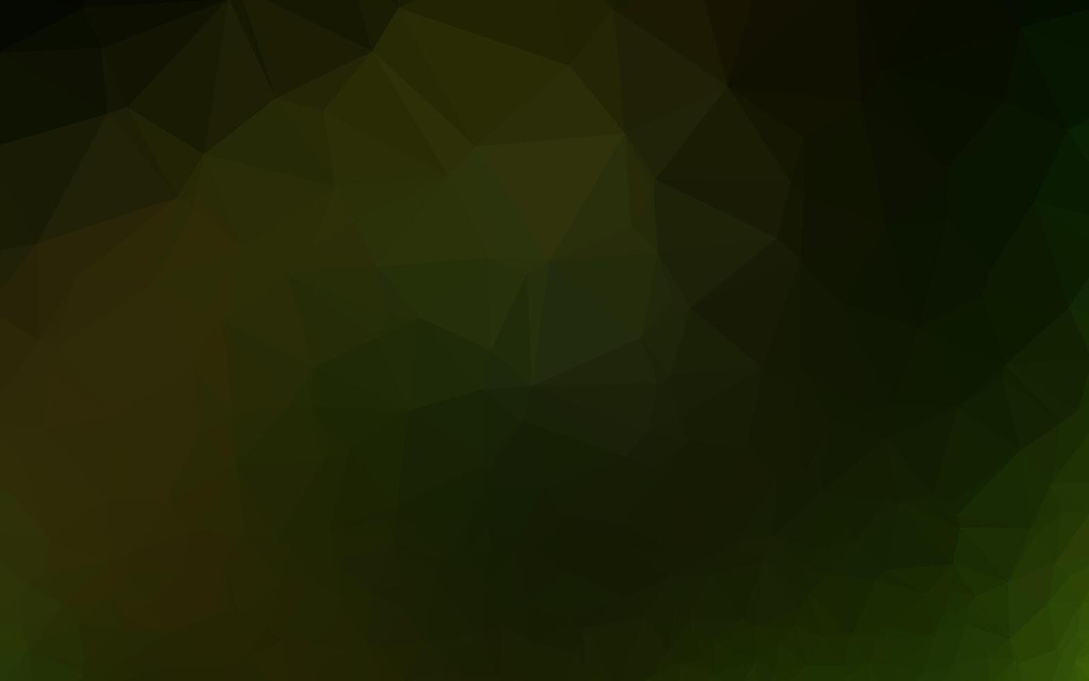 Dark Green vector abstract polygonal texture.