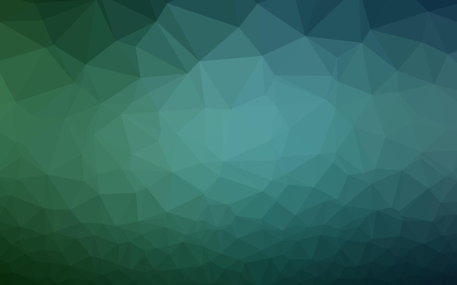 Dark Green vector blurry triangle pattern.