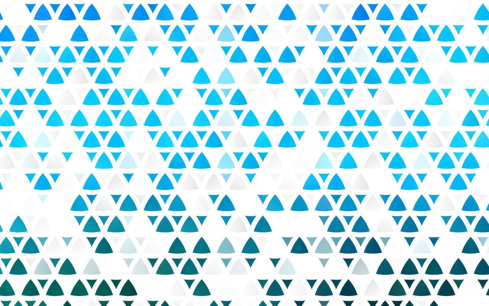 Light BLUE vector seamless background with triangles.