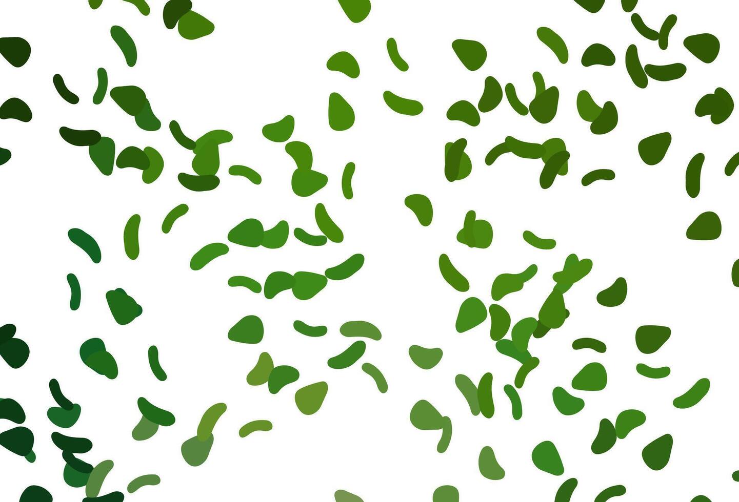 Light Green vector background with abstract forms.