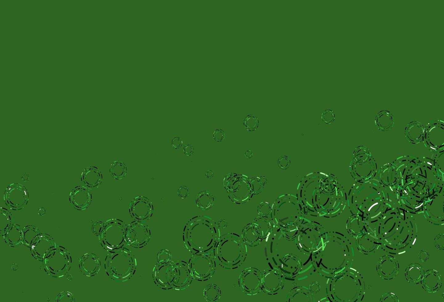 Light Green vector pattern with spheres.