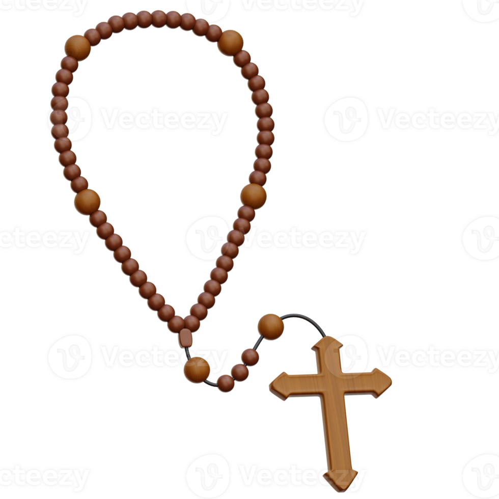 Rosary 3d Icon Illustration png