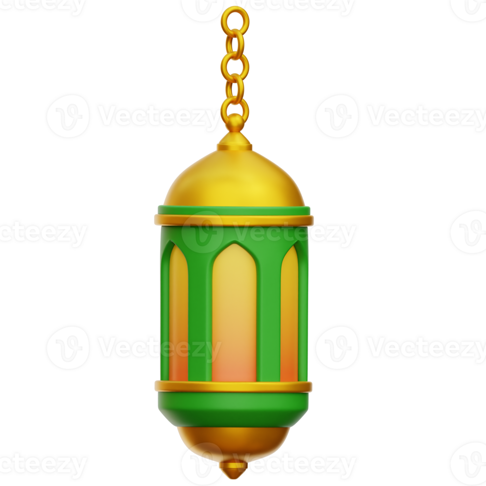 Islamic Lantern 3d Icon Illustration png