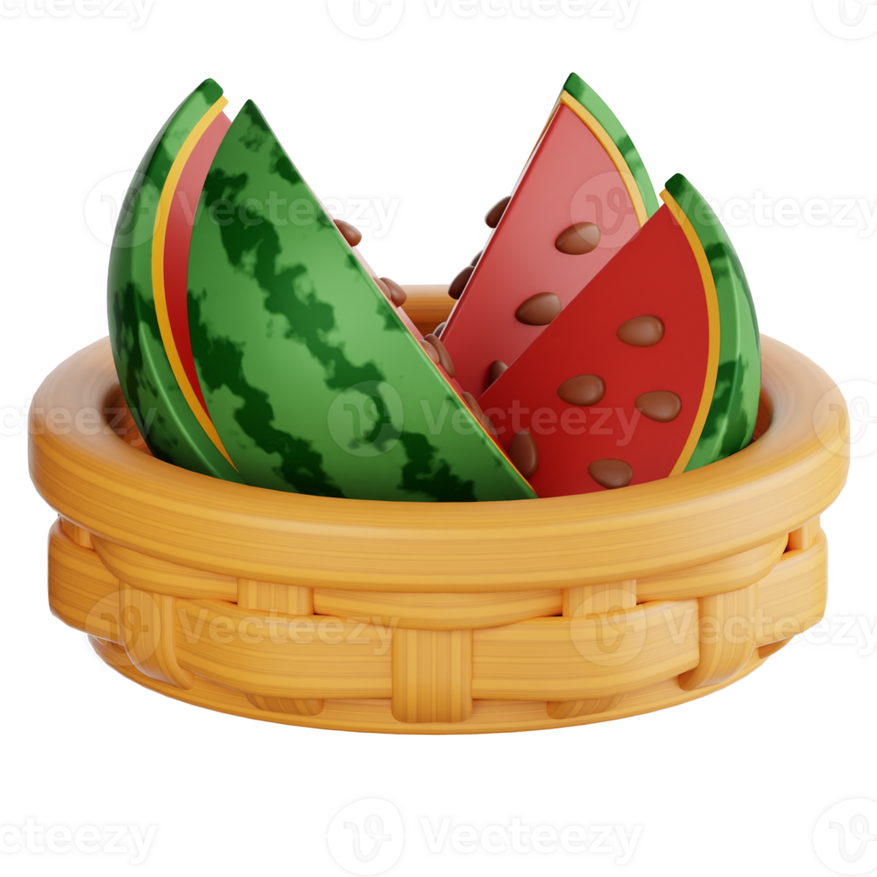 fresco fruta 3d ilustração png