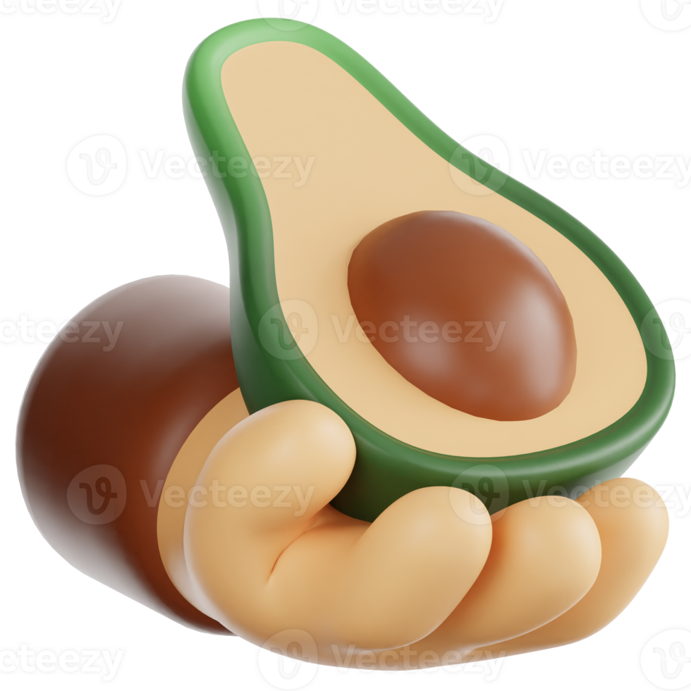 Fresh Fruit 3D illustration png