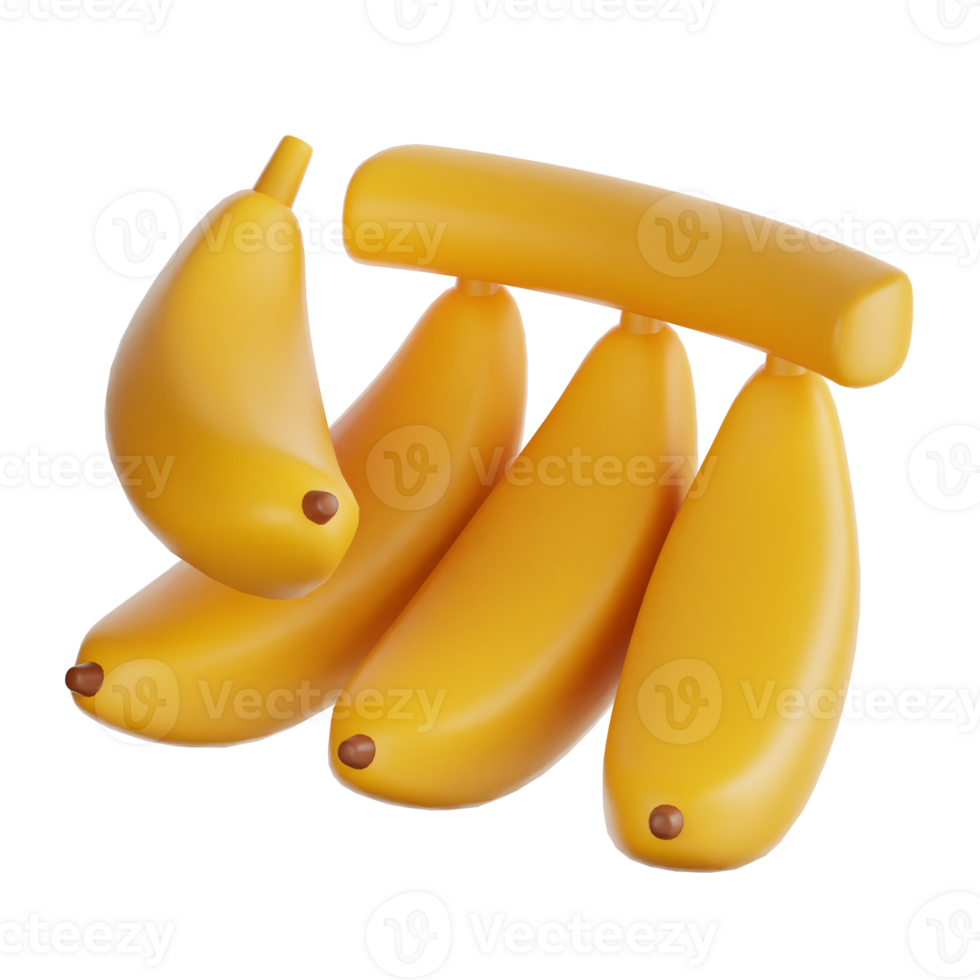 Fresh Fruit 3D illustration png