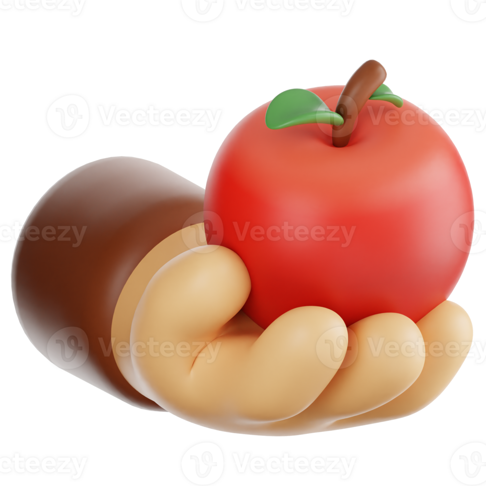 Fresh Fruit 3D illustration png