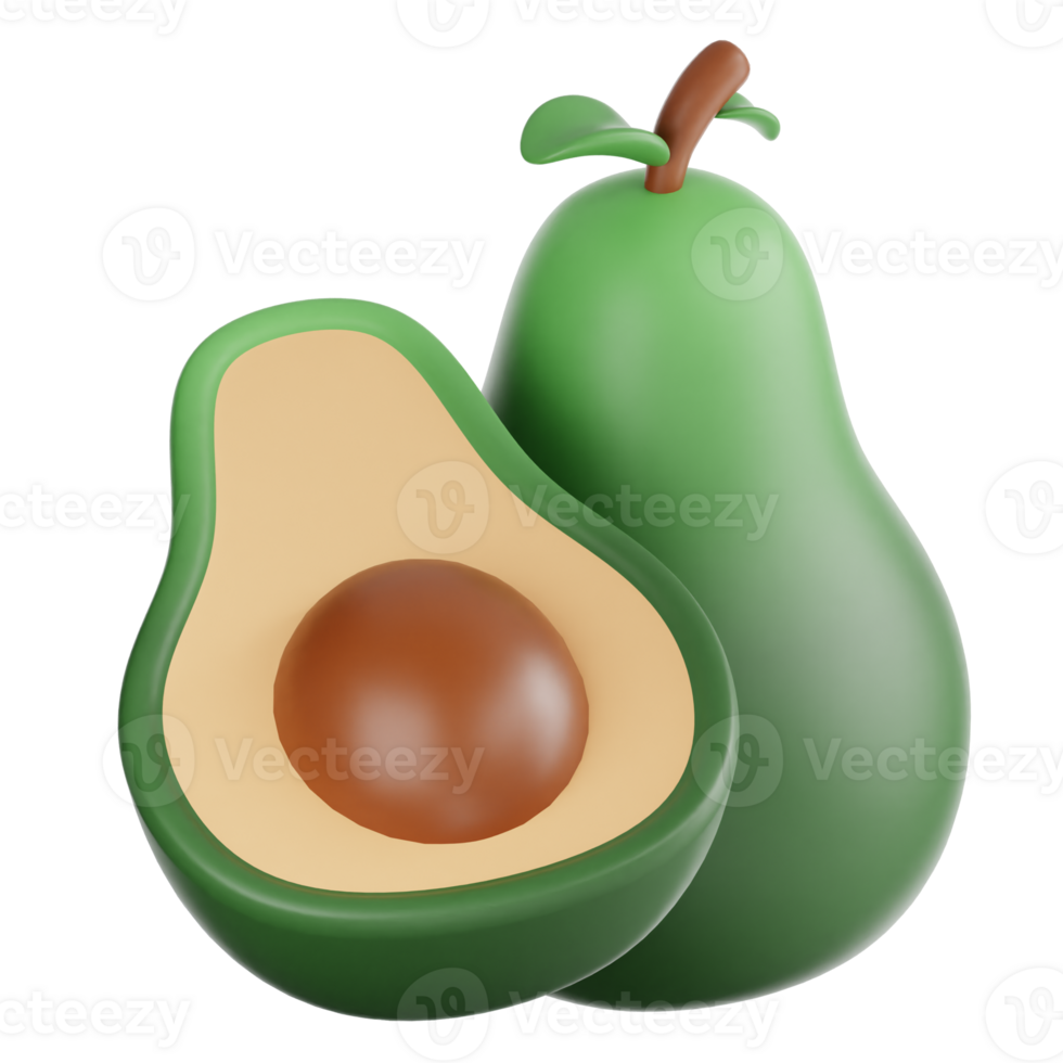 Fresh Fruit 3D illustration png