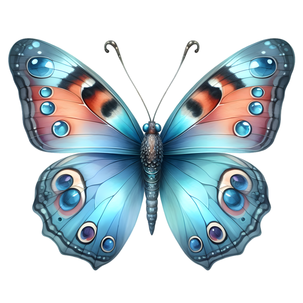 Ai Generated Colorful Watercolor Butterfly Png Isolated On Transparent Ai Generated Colorful Watercolor Butterfly Png Isolated On Transparent