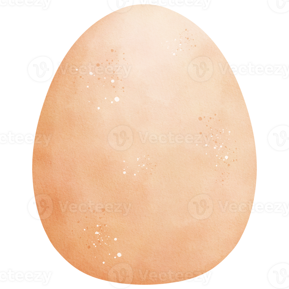 Watercolor Easter Egg Illustration png