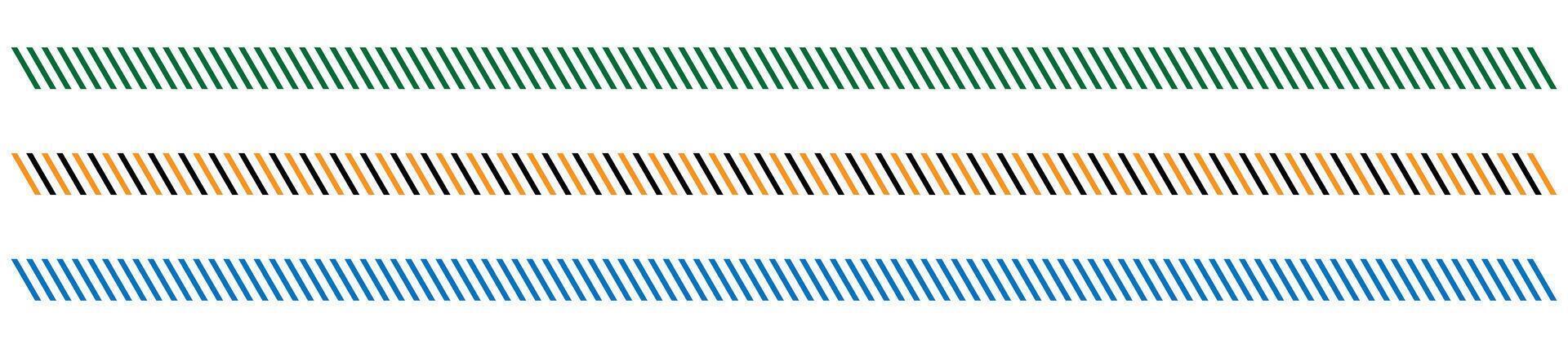 diagonal paralelo líneas barra oblicua divisor inclinación tira geométrico frontera vector. vector