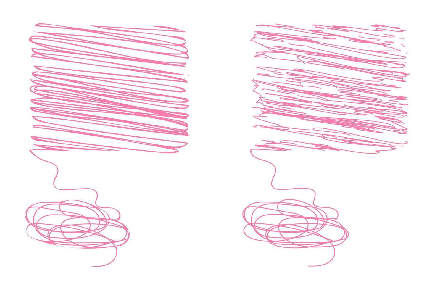 Psychotherapy's concept decline vs progress degradation from order to chaos. vector