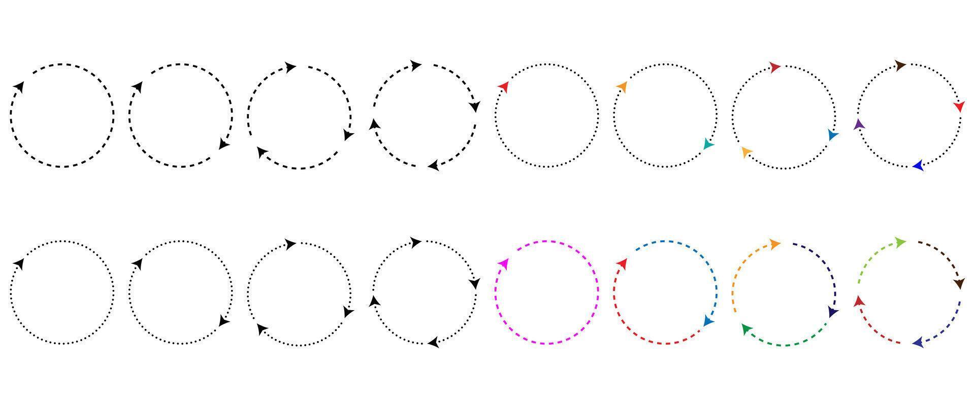 Refresh icon or symbol, restart icon circle arrow symbolizes vector. vector