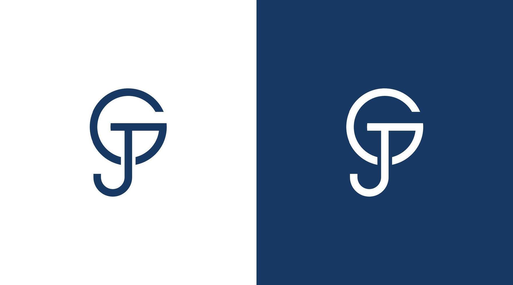 GJ Letter Logo Design, JG icon Brand identity Design Monogram Logo Minimalist Logo Design vector