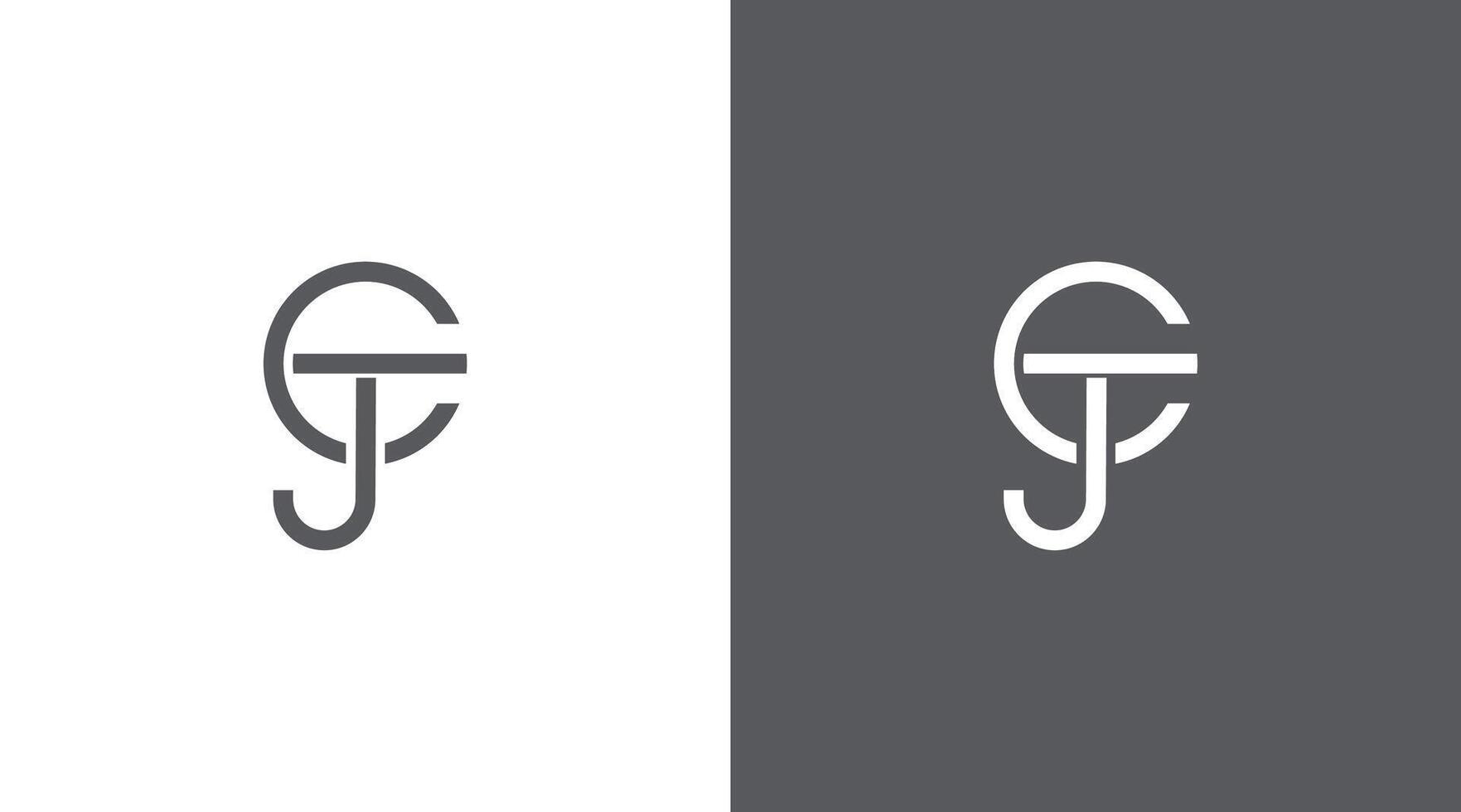 JTC Letter Logo Design, TCJ icon Brand identity Design Monogram Logo Minimalist Logo Design CTJ 3 letter Logo vector