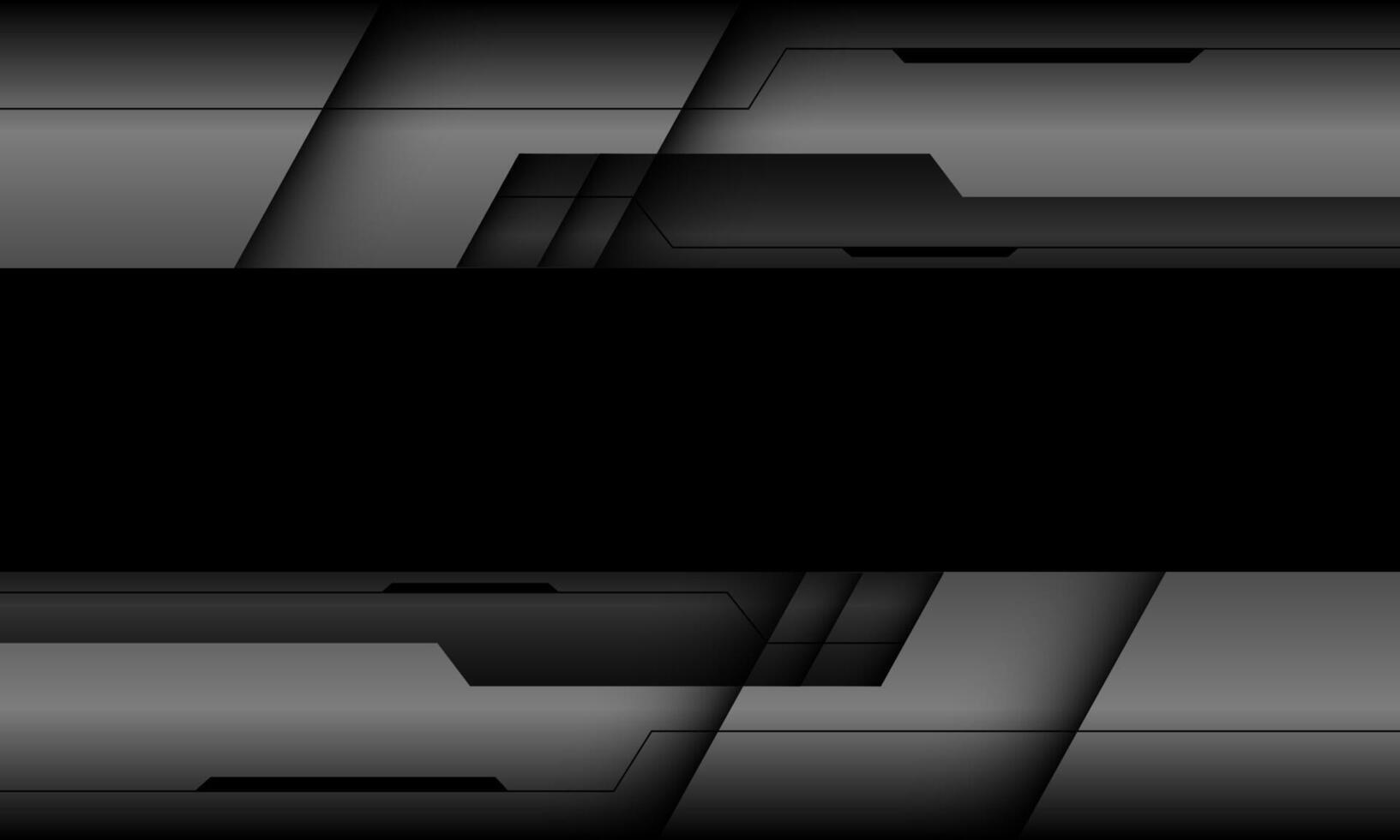 Abstract silver grey metal cyber futuristic geometric technology design modern background vector
