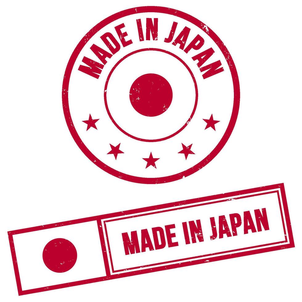 Made in Japan Stamp Sign Grunge Style vector