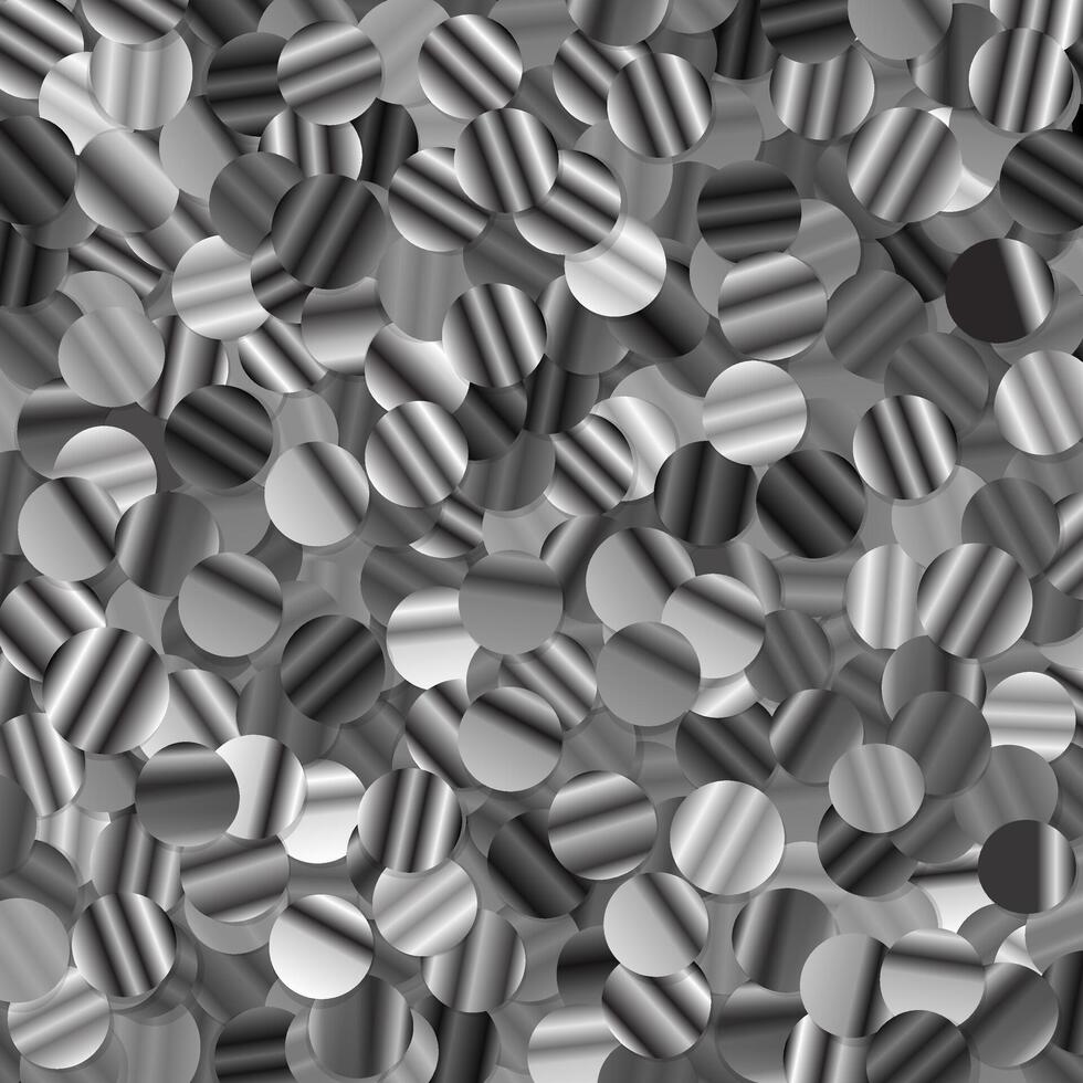 Sparkling Silver Sequins Festive Background Closeup, Square Format vector