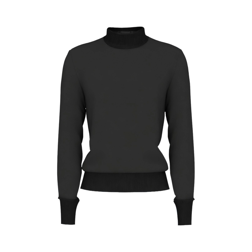 Blank sweatshirt or crew neck mock up template png