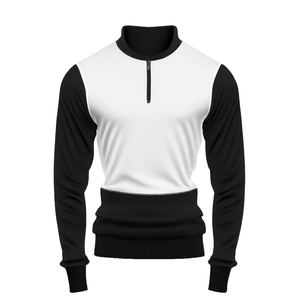 Blank sweatshirt or crew neck mock up template png