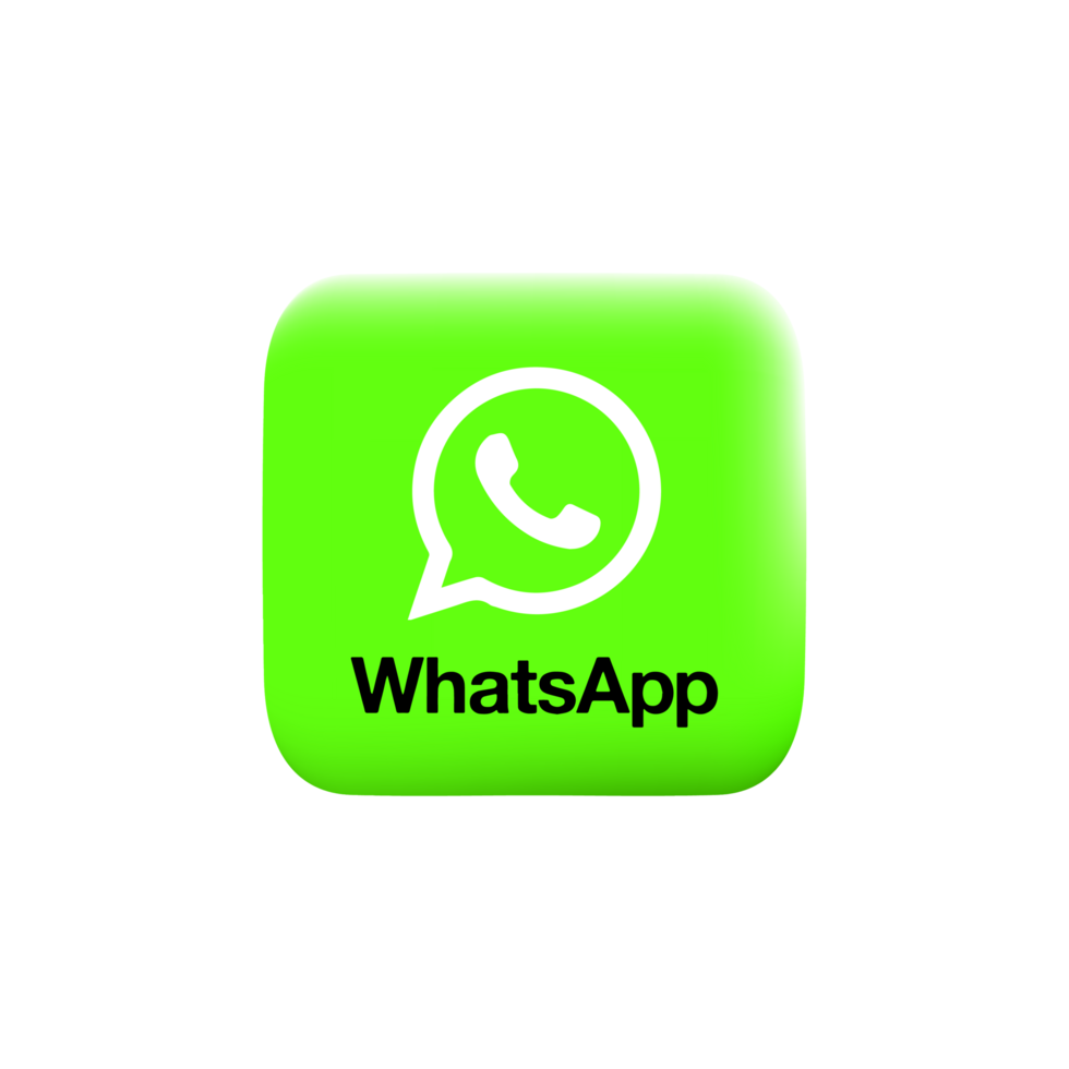 WhatsApp, popular social media button icon, instant messenger logo of WhatsApp. png