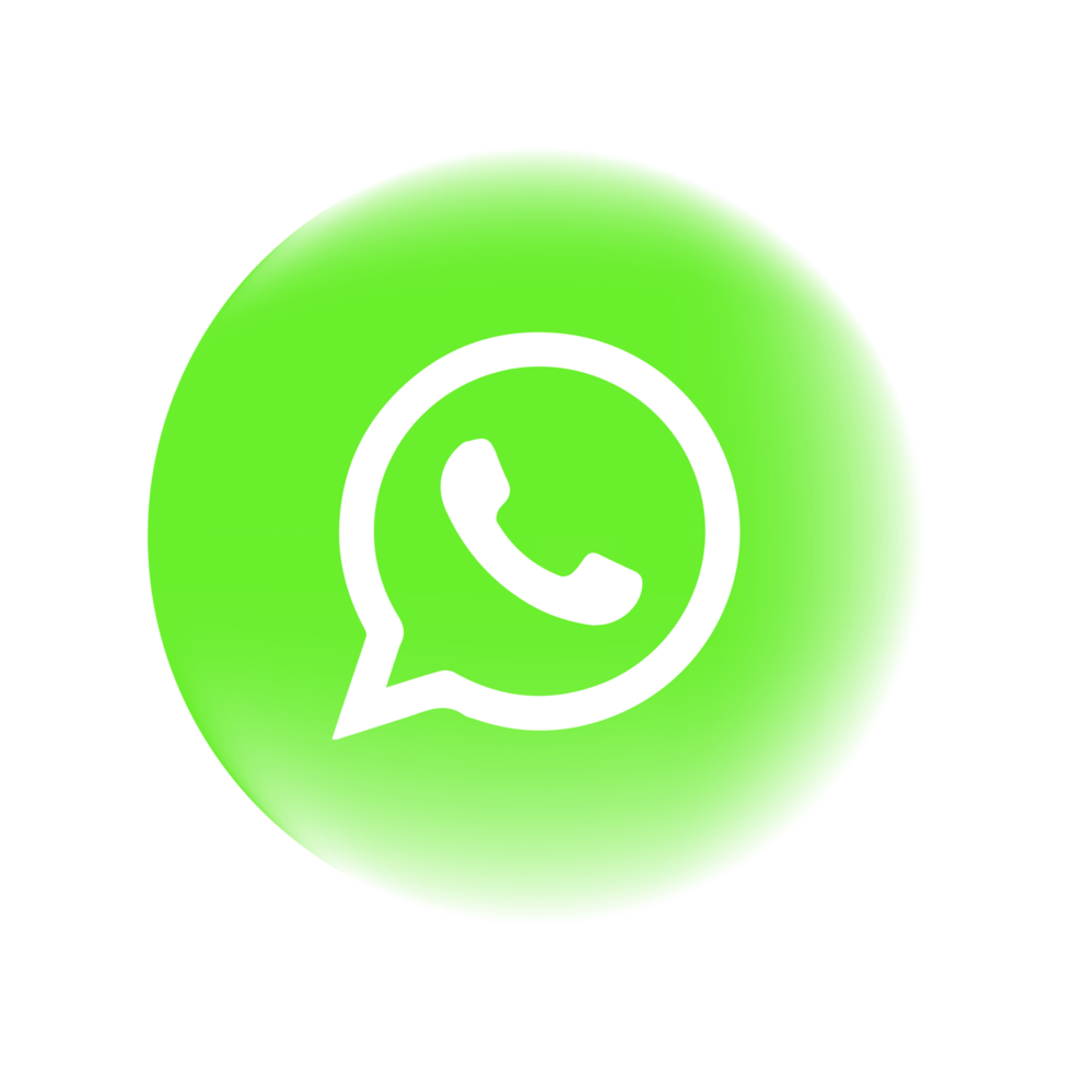 WhatsApp, popular social media button icon, instant messenger logo of WhatsApp. png