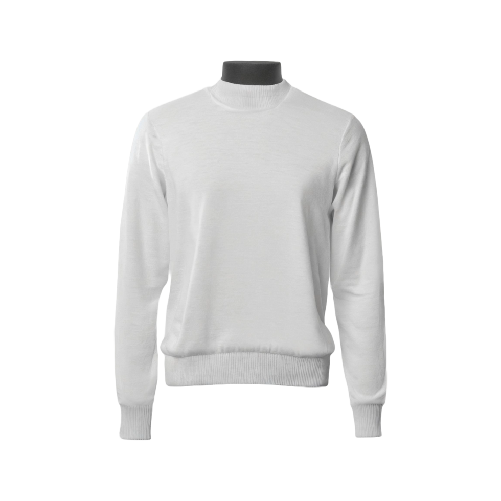 Blank sweatshirt or crew neck mock up template png