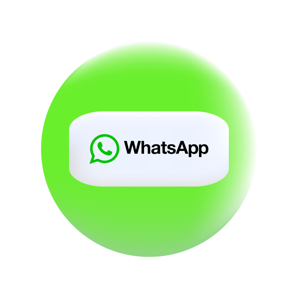 WhatsApp, popular social media button icon, instant messenger logo of WhatsApp. png