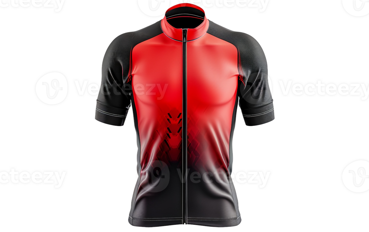 AI generated Perfect Cycling Jersey Shot on Transparent Background png