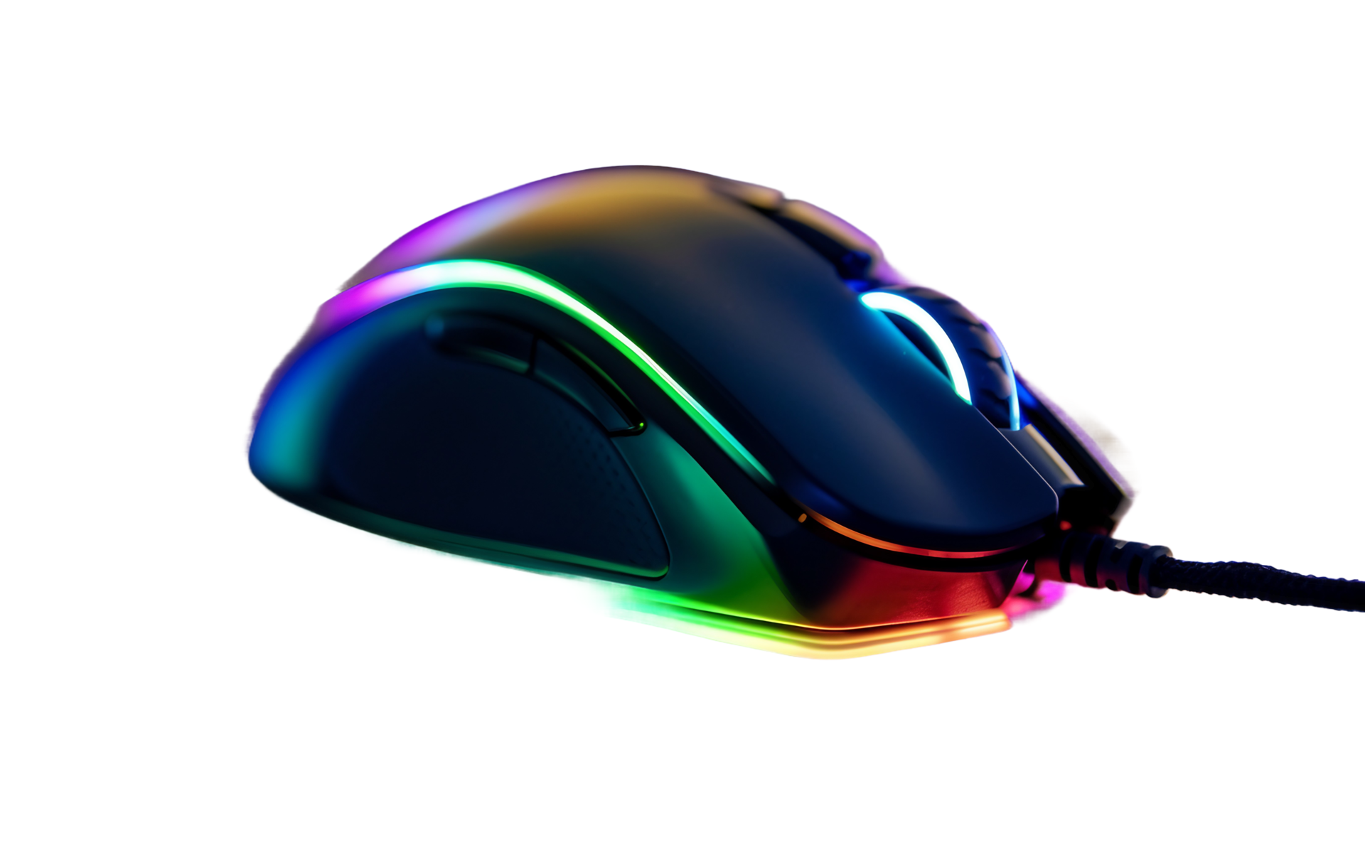 AI generated Gaming Mouse on the transparent background, PNG Format