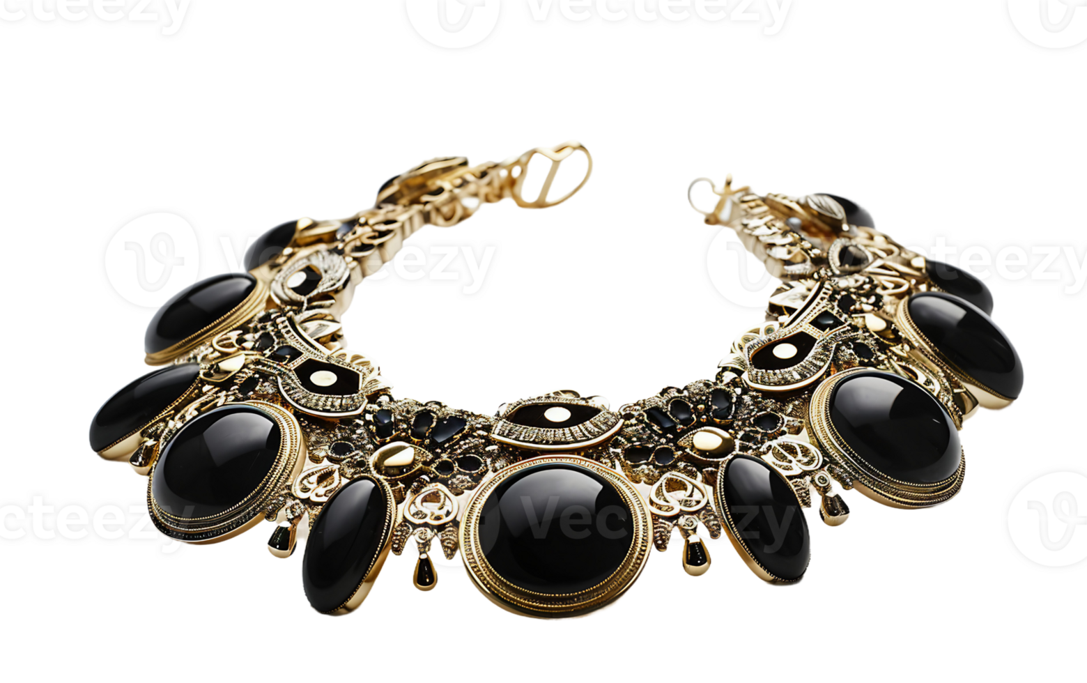 AI generated Bold Choker Piece on the transparent background, PNG Format
