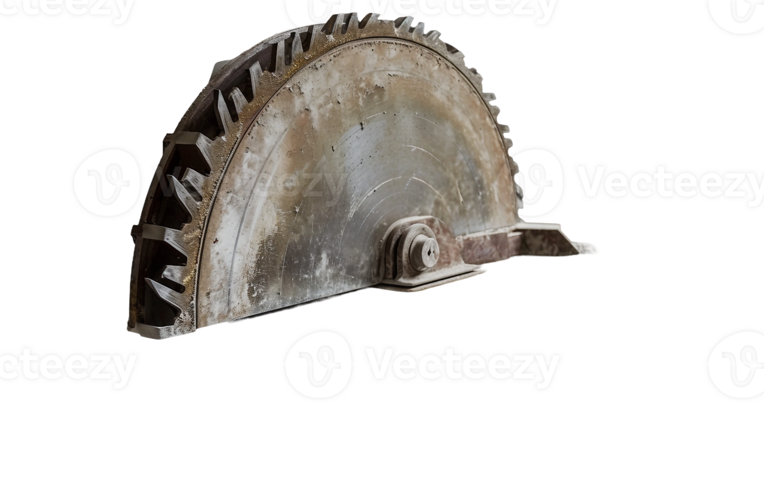 AI generated Concrete Saw Cutter on White on Transparent Background png