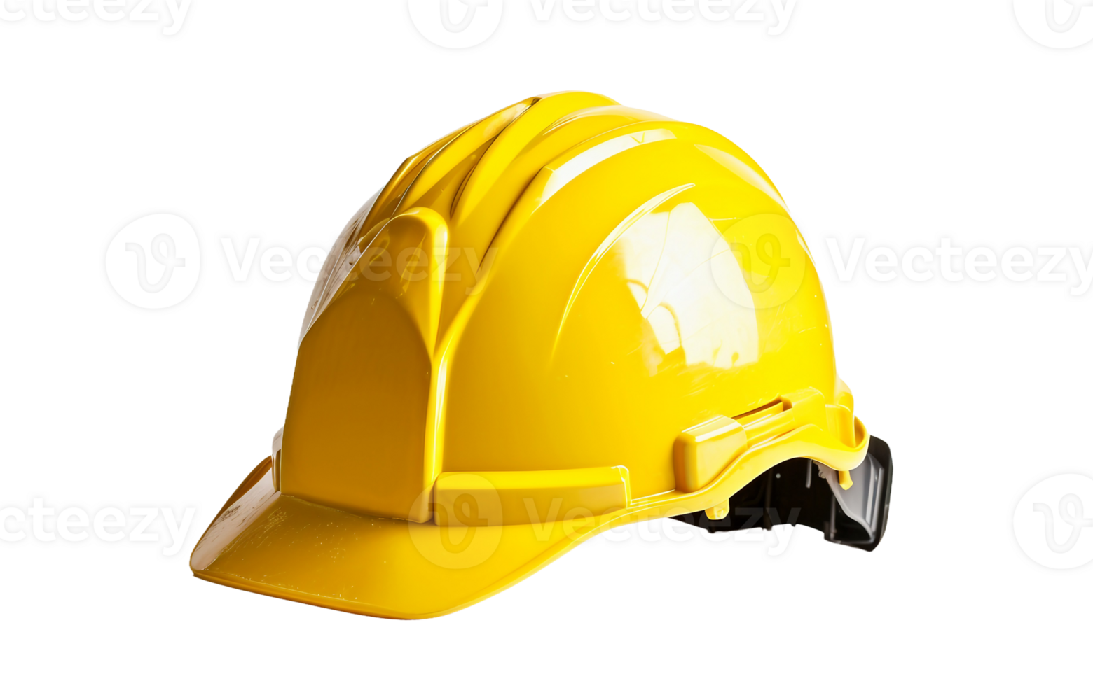 AI generated Safety in Construction Hardhat on Transparent Background png