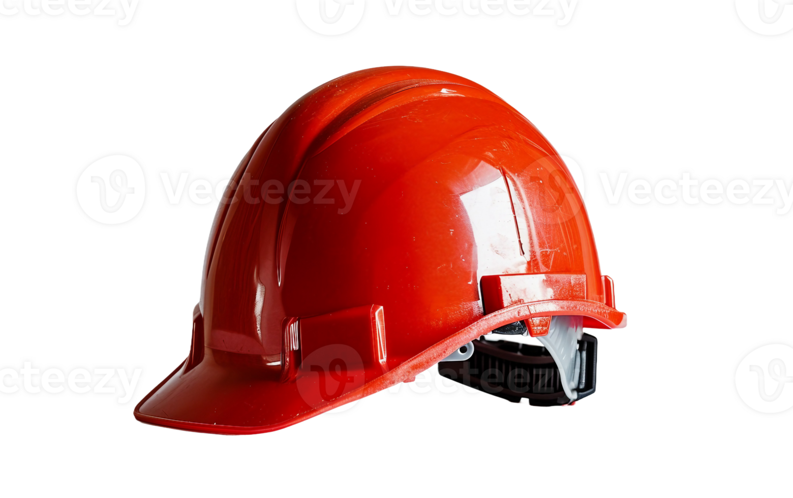 AI generated Safety Hardhat on Transparent Background png