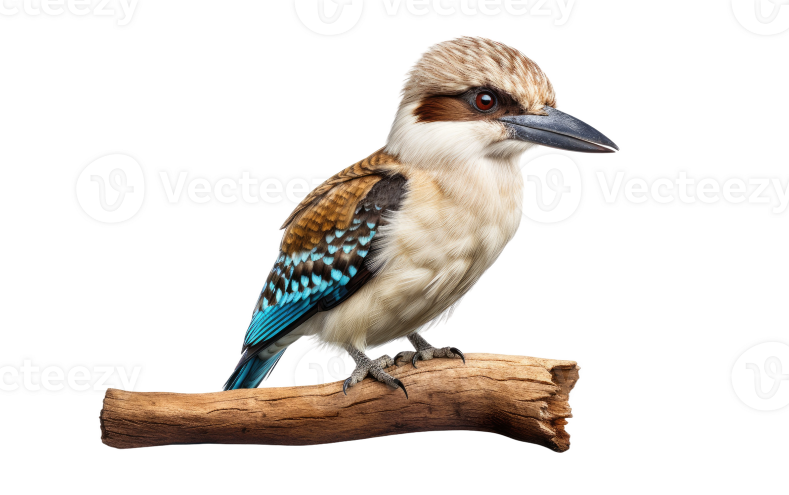 ai gegenereerd dieren in het wild kookaburra Aan transparant achtergrond. png