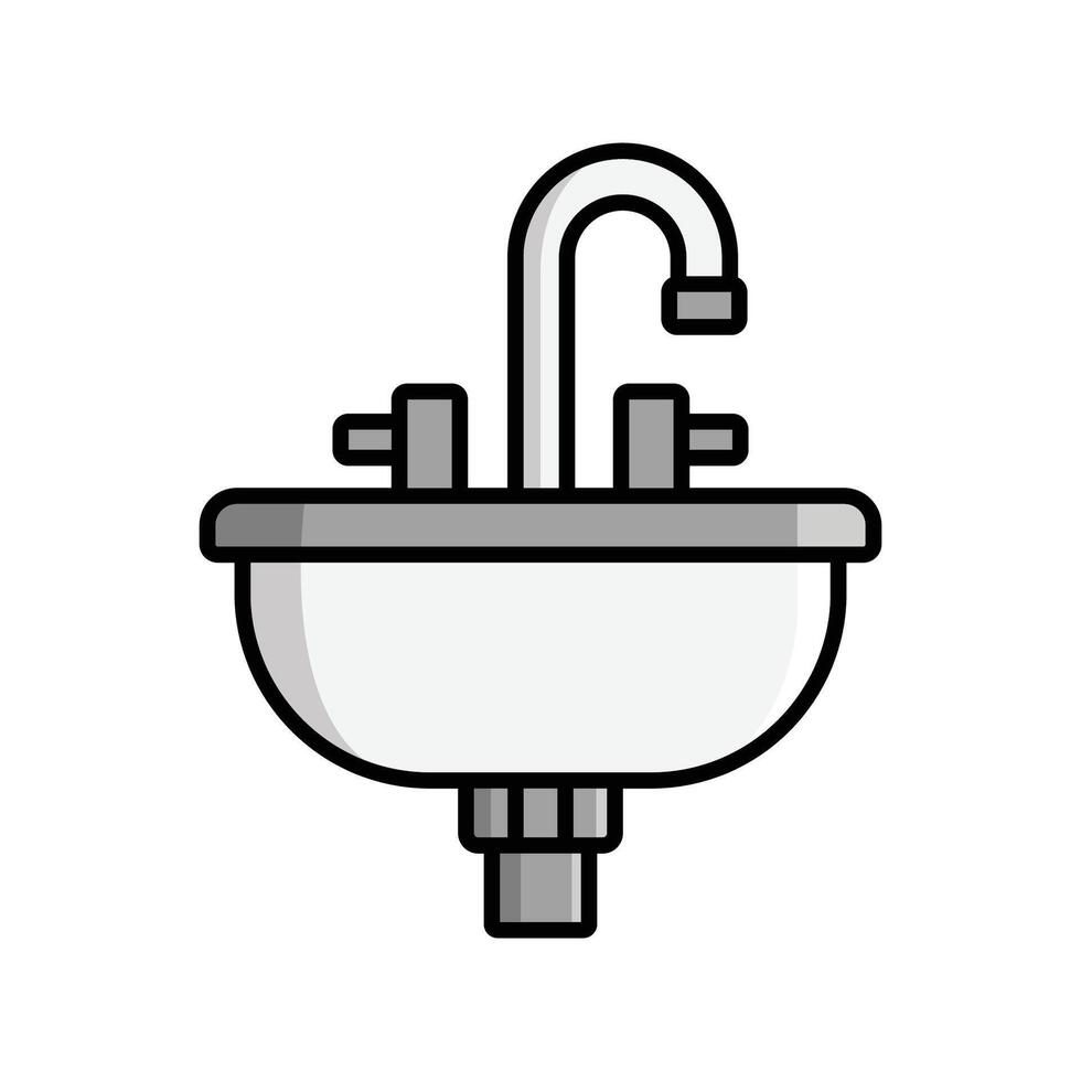 sink icon vector design template simple and clean