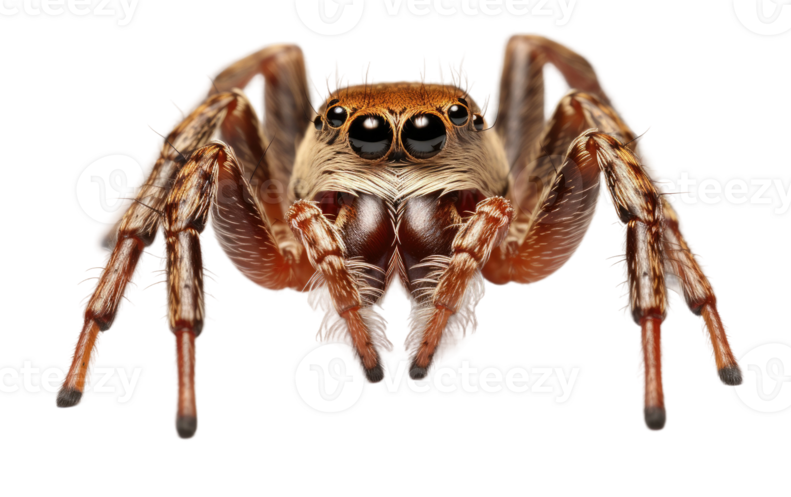 AI generated Jumping Spider On Transparent Background. png