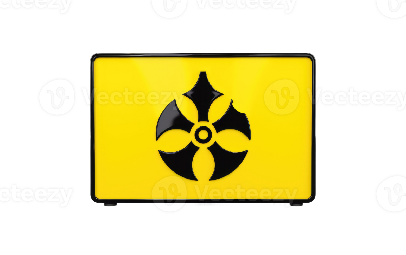 AI generated Warning Sign for Biological Threats On Transparent Background png