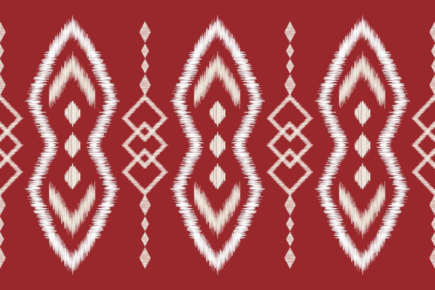 tradicional étnico ikat motivo tela modelo geométrico estilo.africano ikat bordado étnico oriental modelo rojo antecedentes fondo de pantalla. resumen,vector,ilustración.textura,marco,decoración. vector