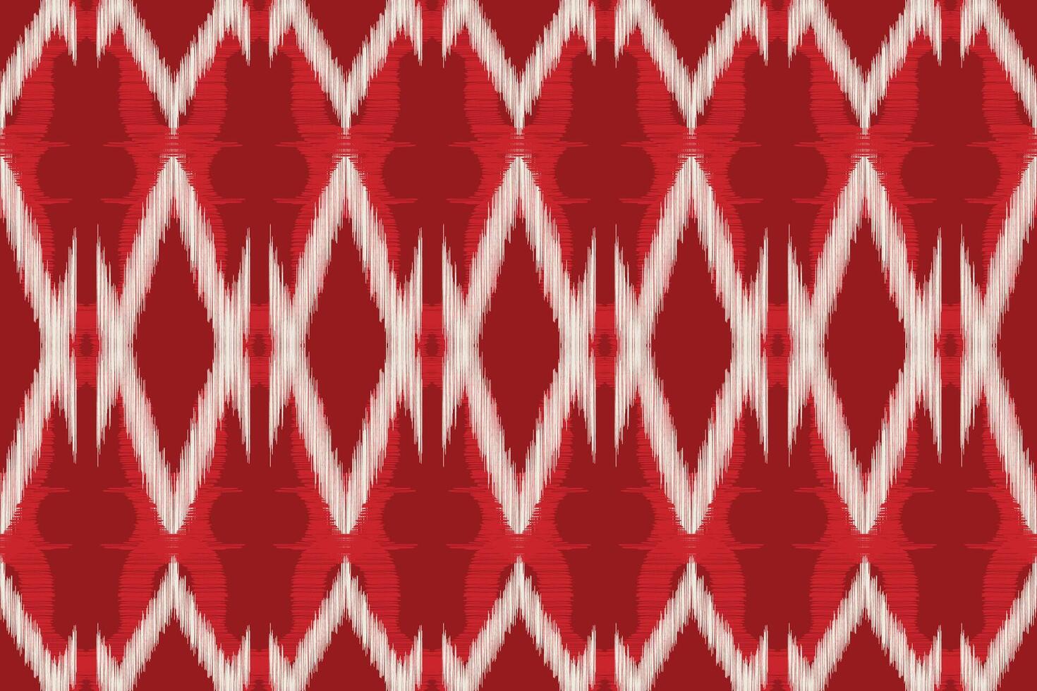 Traditional Ethnic ikat motif fabric pattern geometric style.African Ikat embroidery Ethnic oriental pattern red background wallpaper. Abstract,vector,illustration.Texture,frame,decoration. vector