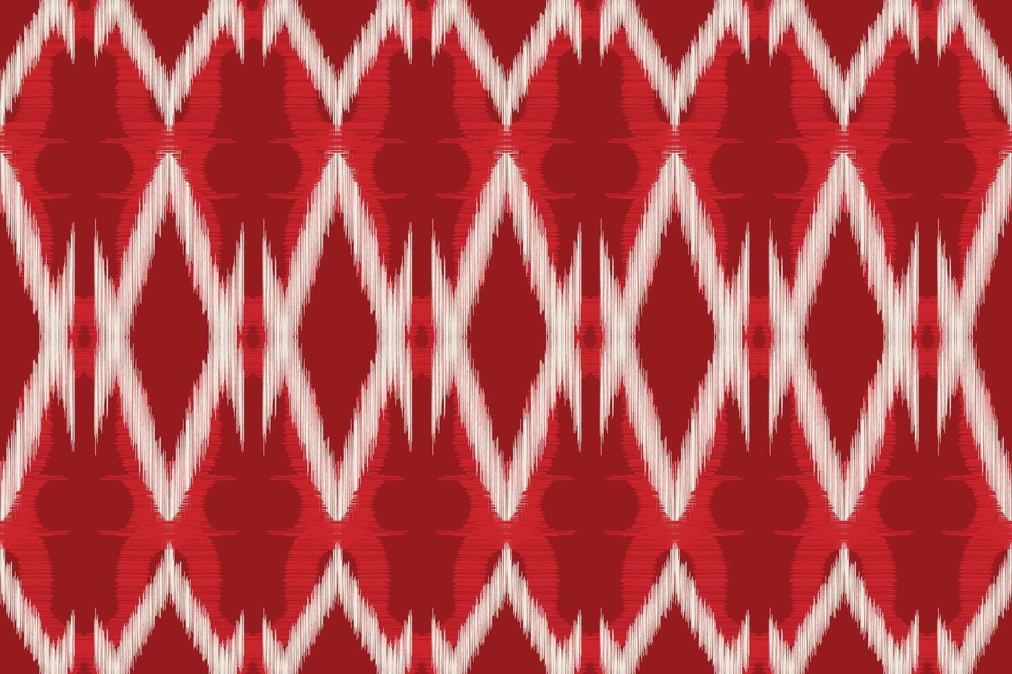 Traditional Ethnic ikat motif fabric pattern geometric style.African Ikat embroidery Ethnic oriental pattern red background wallpaper. Abstract,vector,illustration.Texture,frame,decoration. vector