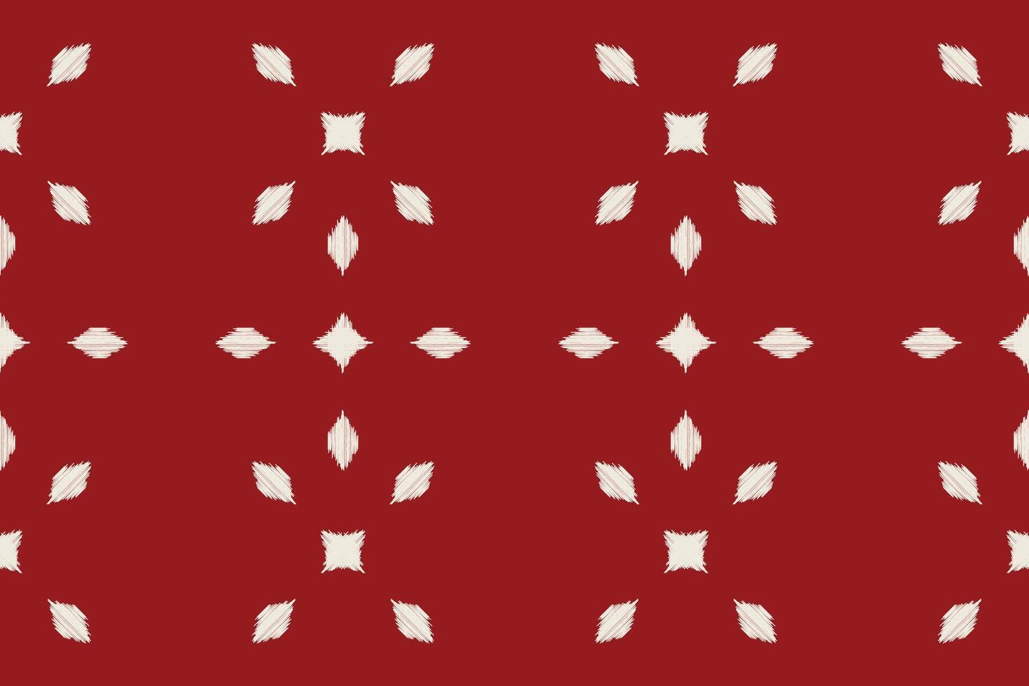Traditional Ethnic ikat motif fabric pattern geometric style.African Ikat embroidery Ethnic oriental pattern red background wallpaper. Abstract,vector,illustration.Texture,frame,decoration. vector