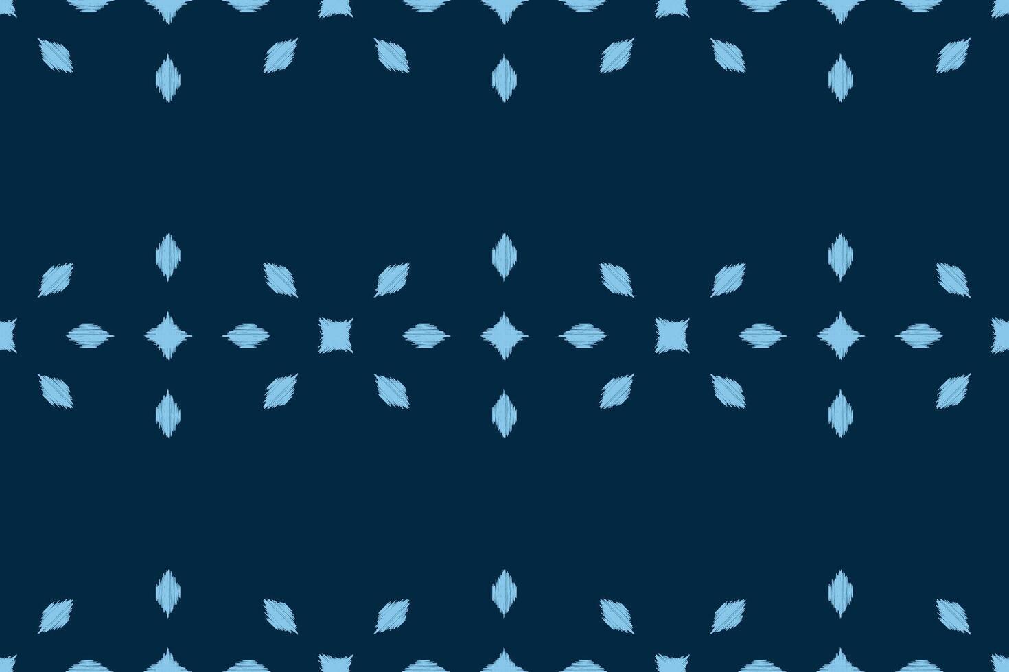 Traditional Ethnic ikat motif fabric pattern geometric style.African Ikat embroidery Ethnic oriental pattern blue background wallpaper. Abstract,vector,illustration.Texture,frame,decoration. vector