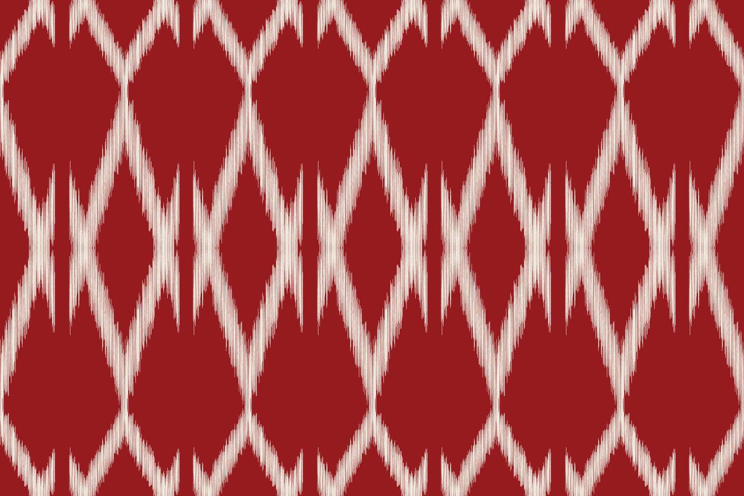 Traditional Ethnic ikat motif fabric pattern geometric style.African Ikat embroidery Ethnic oriental pattern red background wallpaper. Abstract,vector,illustration.Texture,frame,decoration. vector