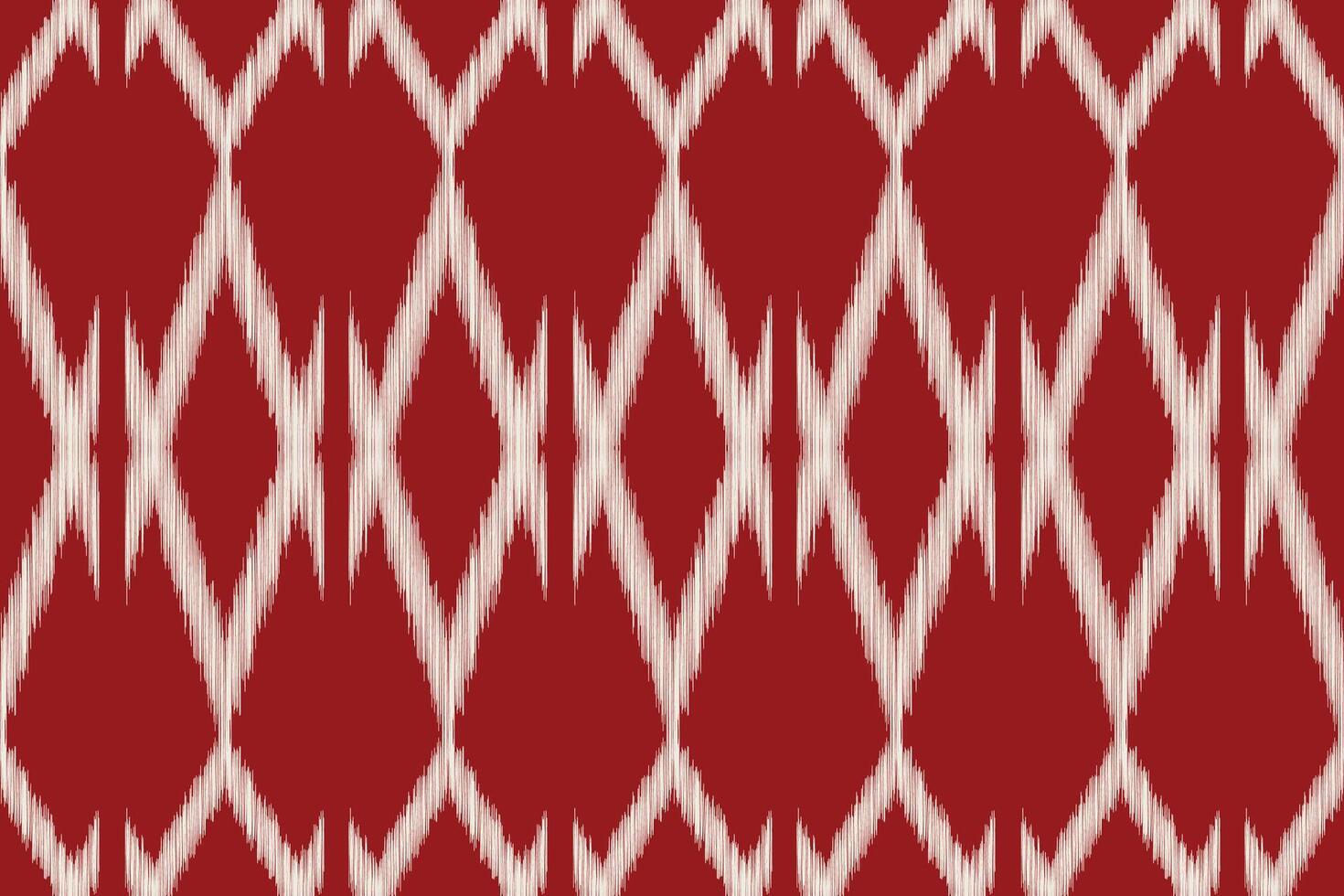 Traditional Ethnic ikat motif fabric pattern geometric style.African Ikat embroidery Ethnic oriental pattern red background wallpaper. Abstract,vector,illustration.Texture,frame,decoration. vector