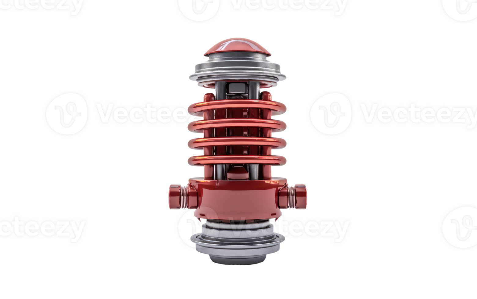 AI generated Insulator for Power Transmission On Transparent Background png